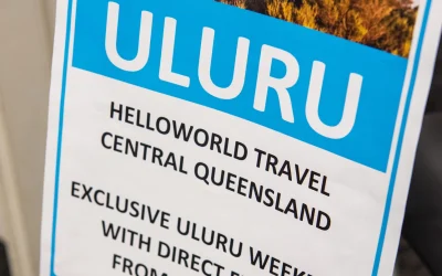 Gladstone to Uluru hosted by Helloworld Travel