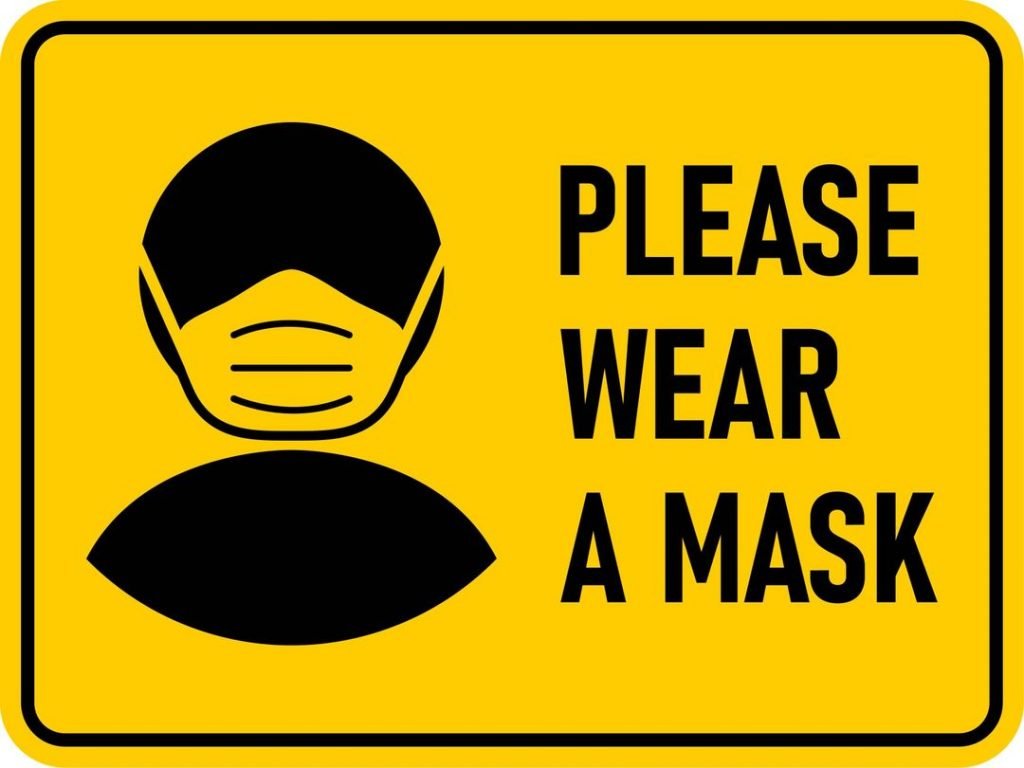 Please wear a mask