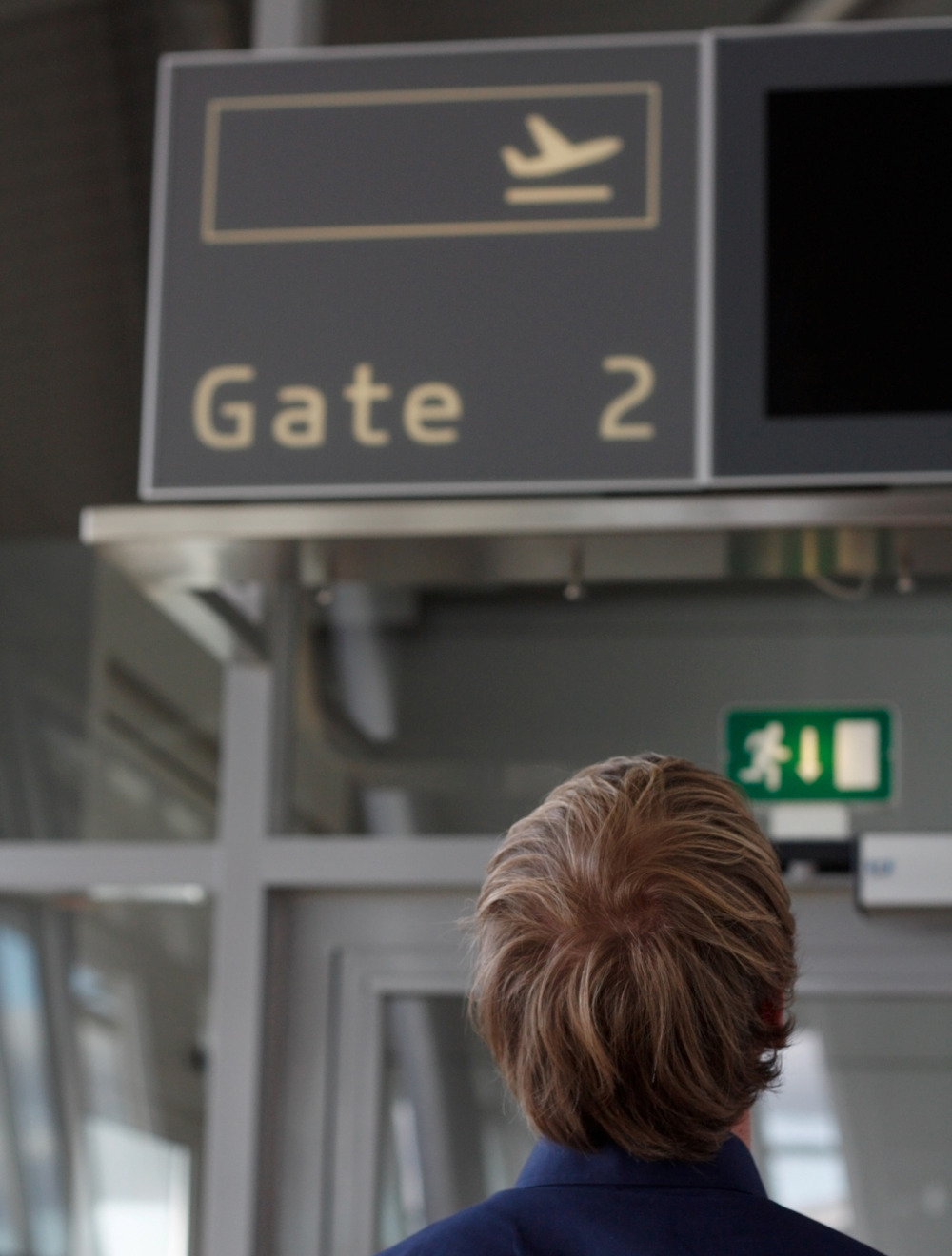 aiport looking at gate